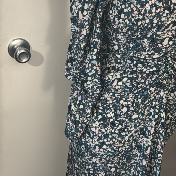 Isabel Marant size 40 Floral Wrap Dress - Green - Picture 3 of 6